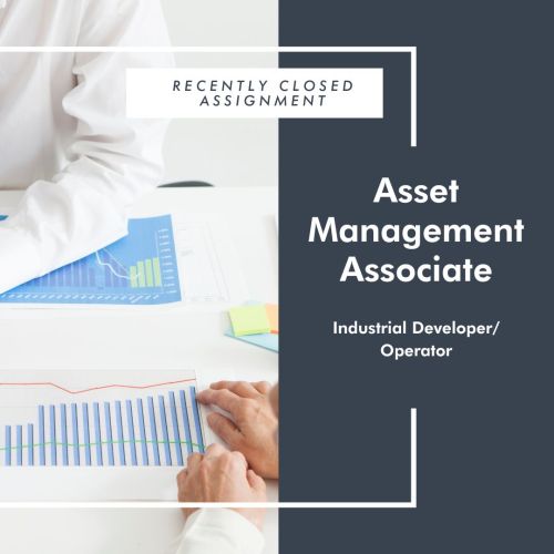 Asset Management Associate - Industrial Developer/Operator